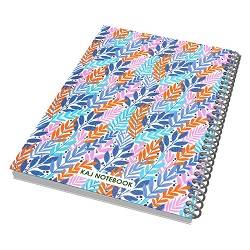 کاج دفتر 80 برگ سیمی طلقی